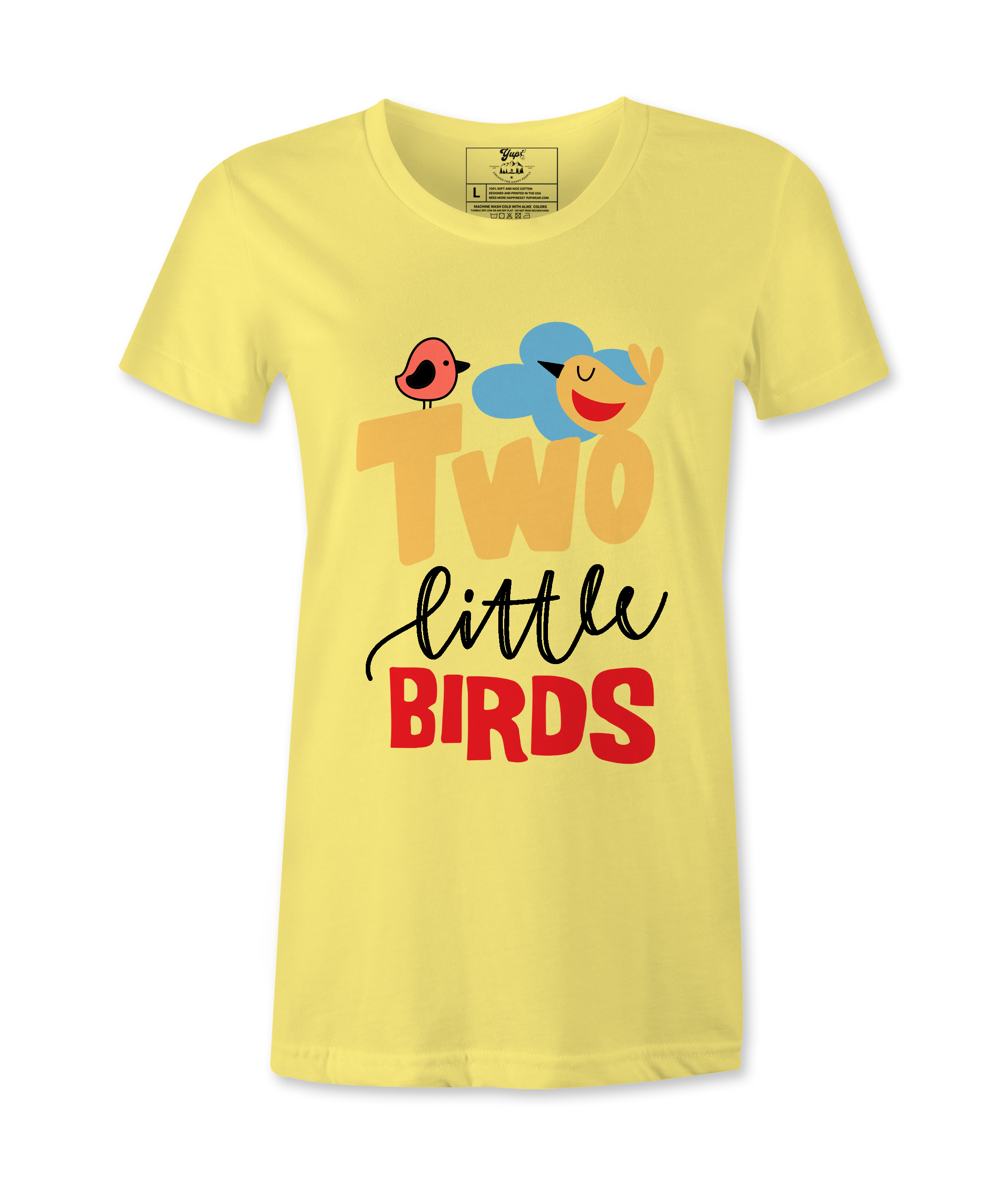 Two Little Birds - Female Tshirt