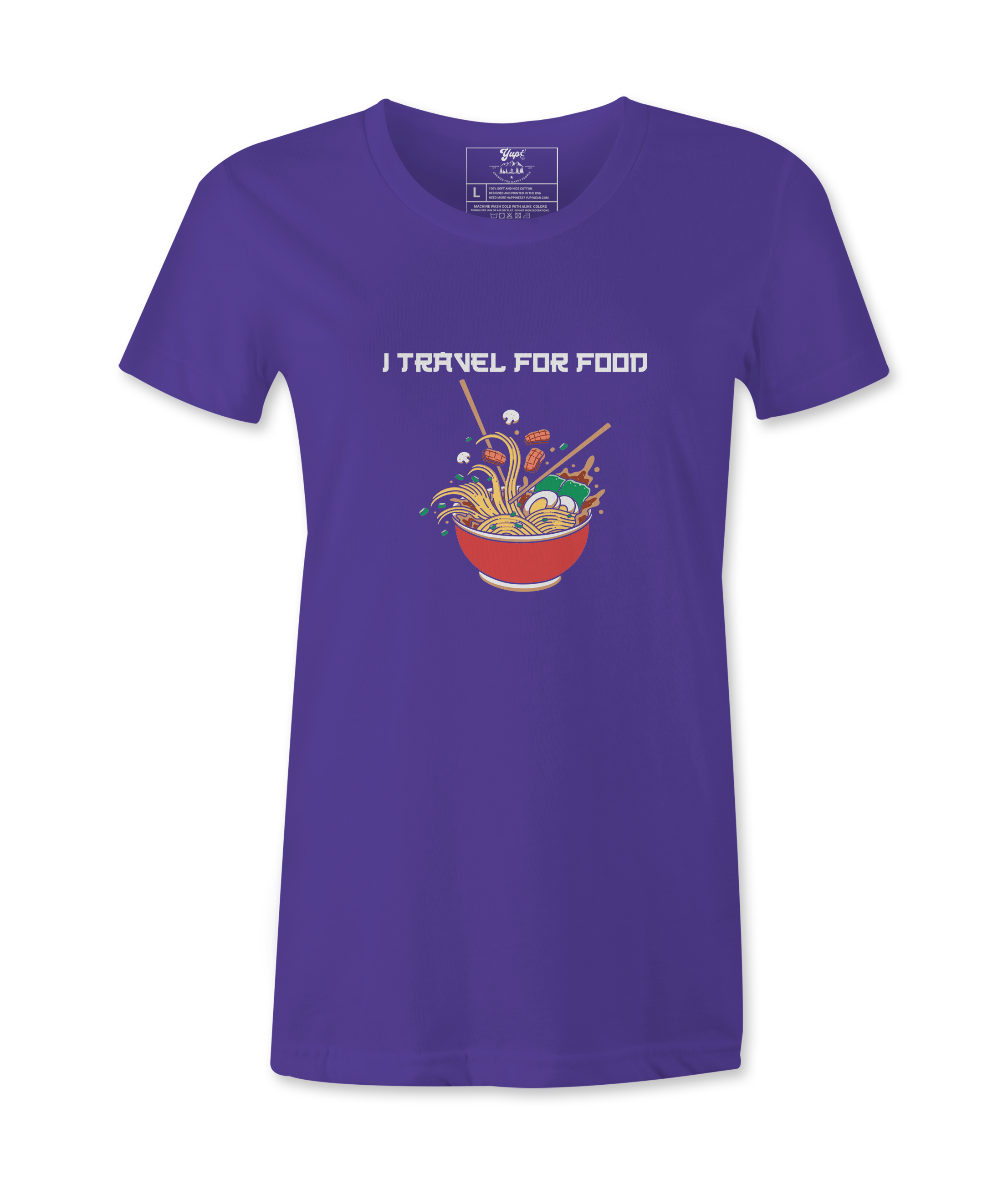 I Travel For Food - T-shirt