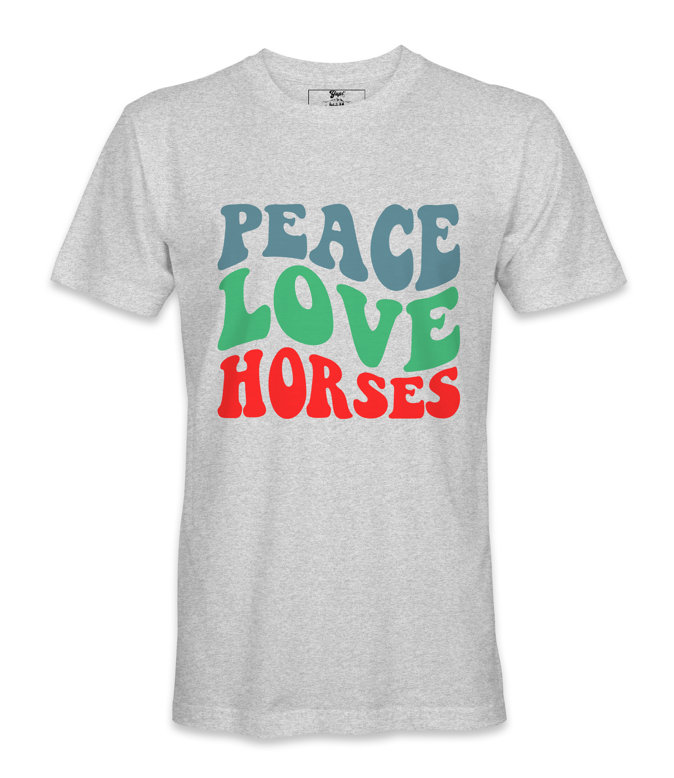 Peace Love  Horses - T-shirt