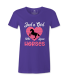 Just Who Loves Horses - T-Shirt