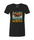 Just A Girl Who Loves Horses - T-Shirt