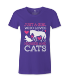 Just A Girl Who Loves - T-Shirt