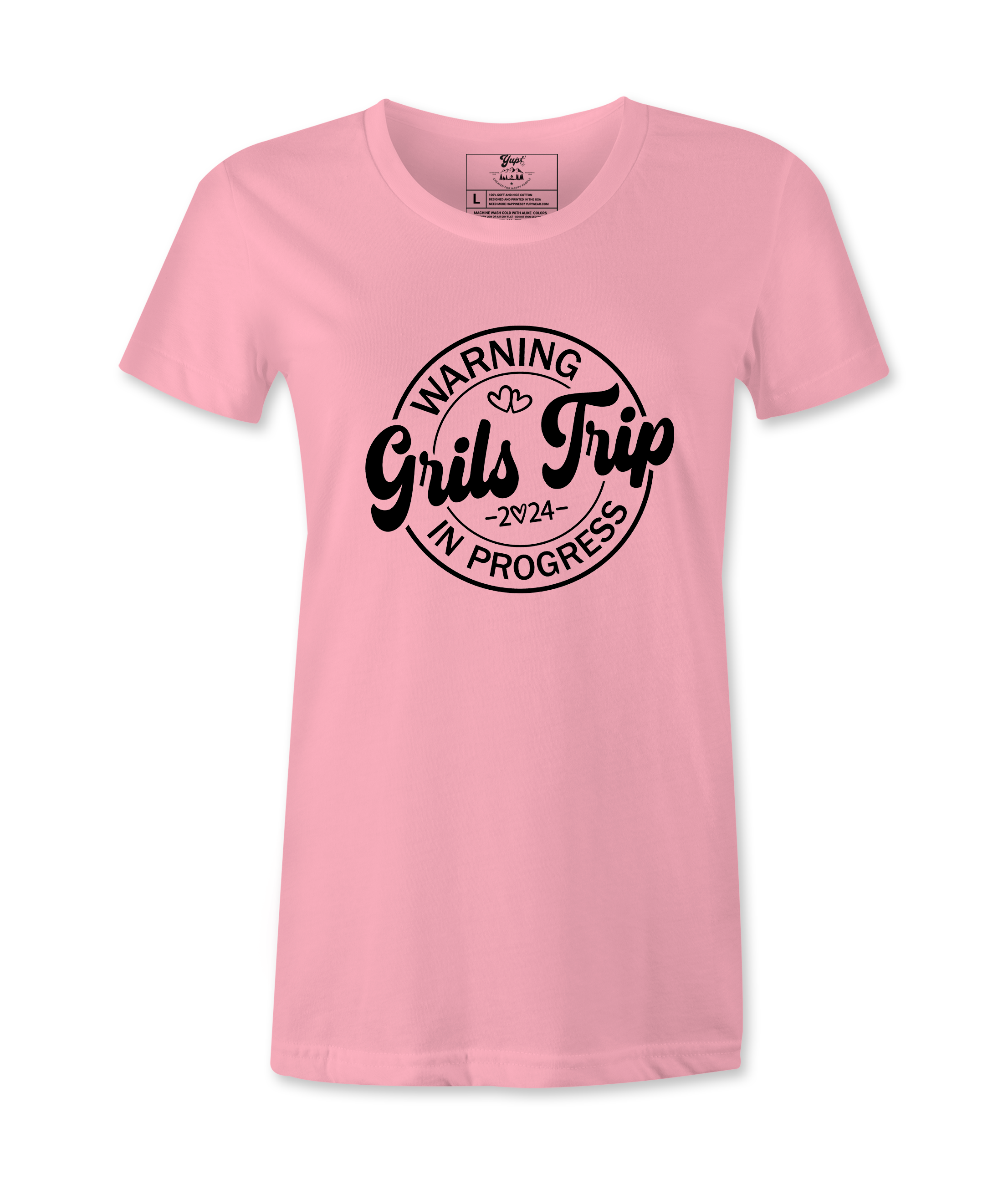 Warning Girls Trip 2024 - T-shirt