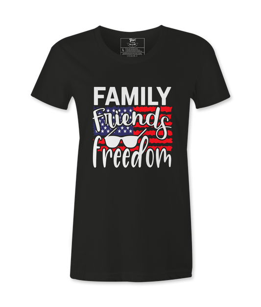 Family,  Friends, Freedom - T-shirt