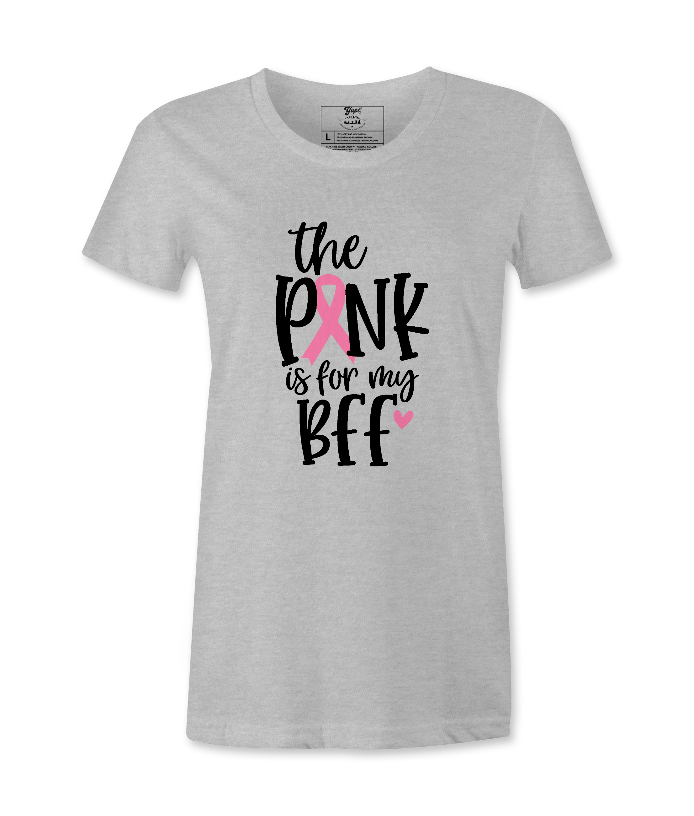 The Pink Is For My BFF - T-shirt