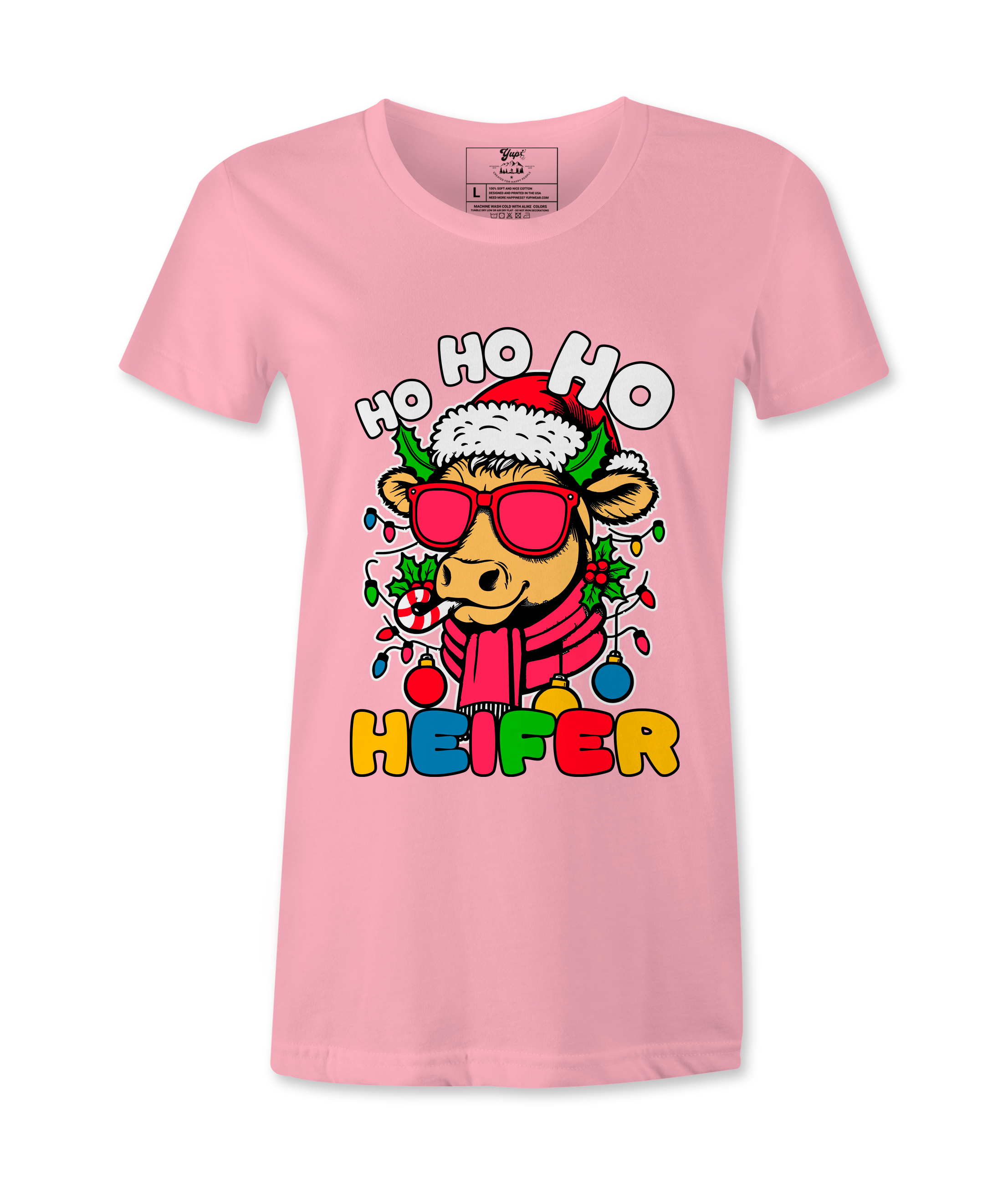 Ho Ho Ho  Heifer  - T-Shirt