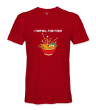 I Travel For Food - T-shirt