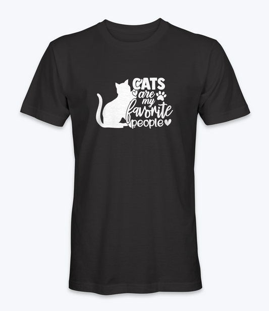 Cats Are My Favorite People T-Shirt