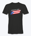 Puerto Rico Island and Flag T-Shirt