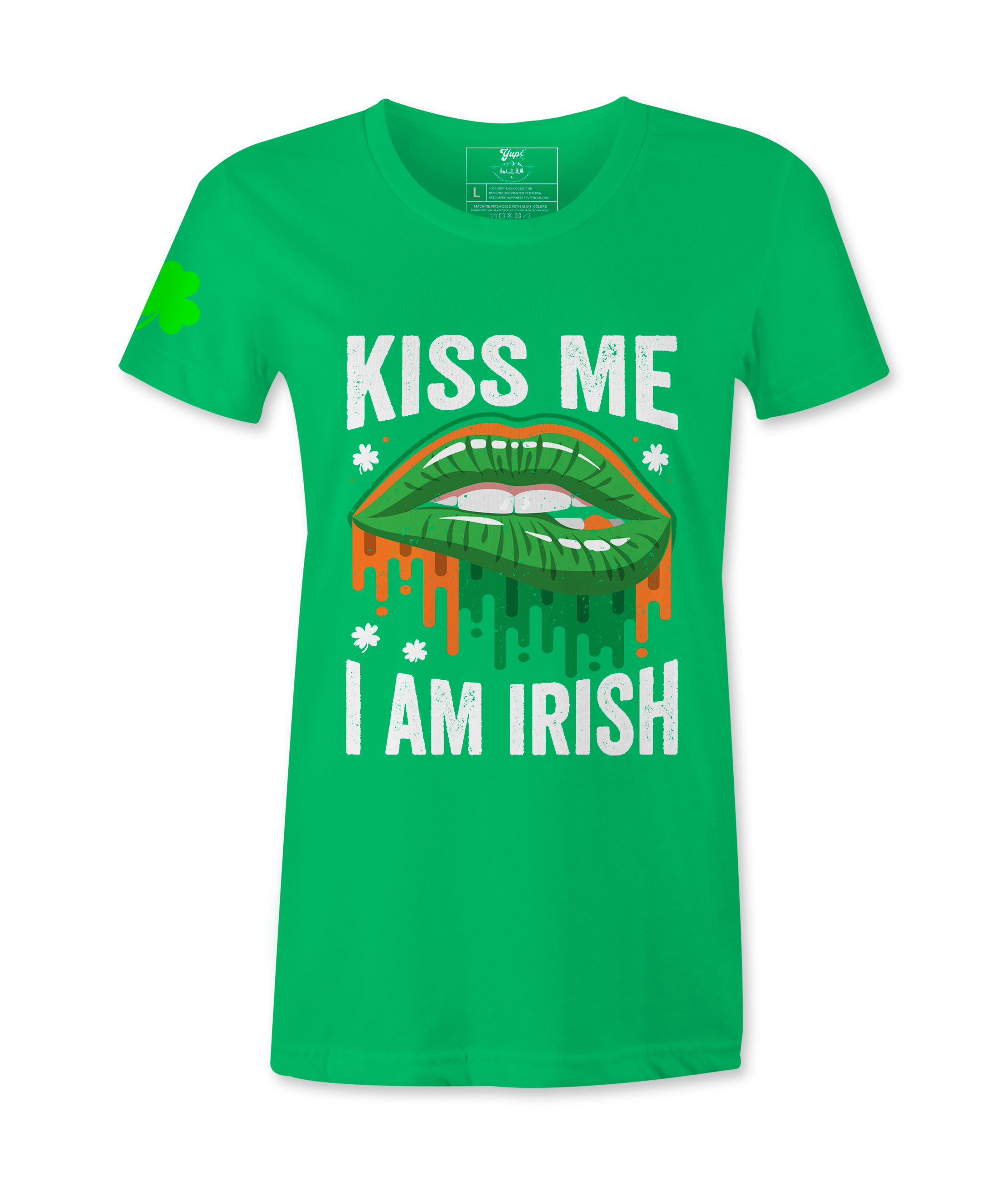 Kiss Me I'm Irish Female T-Shirt