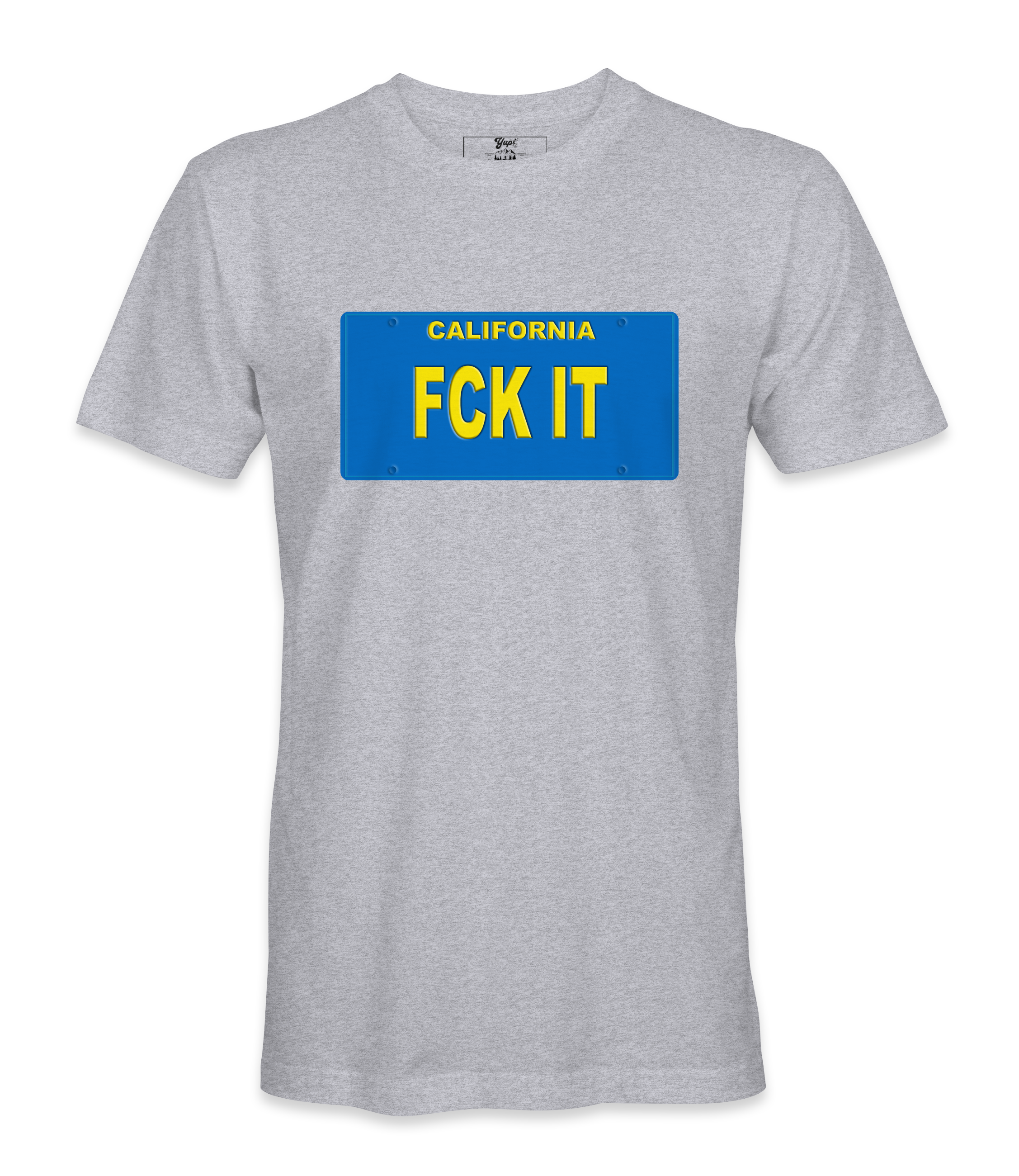 FCK IT  License Plate T=Shirt