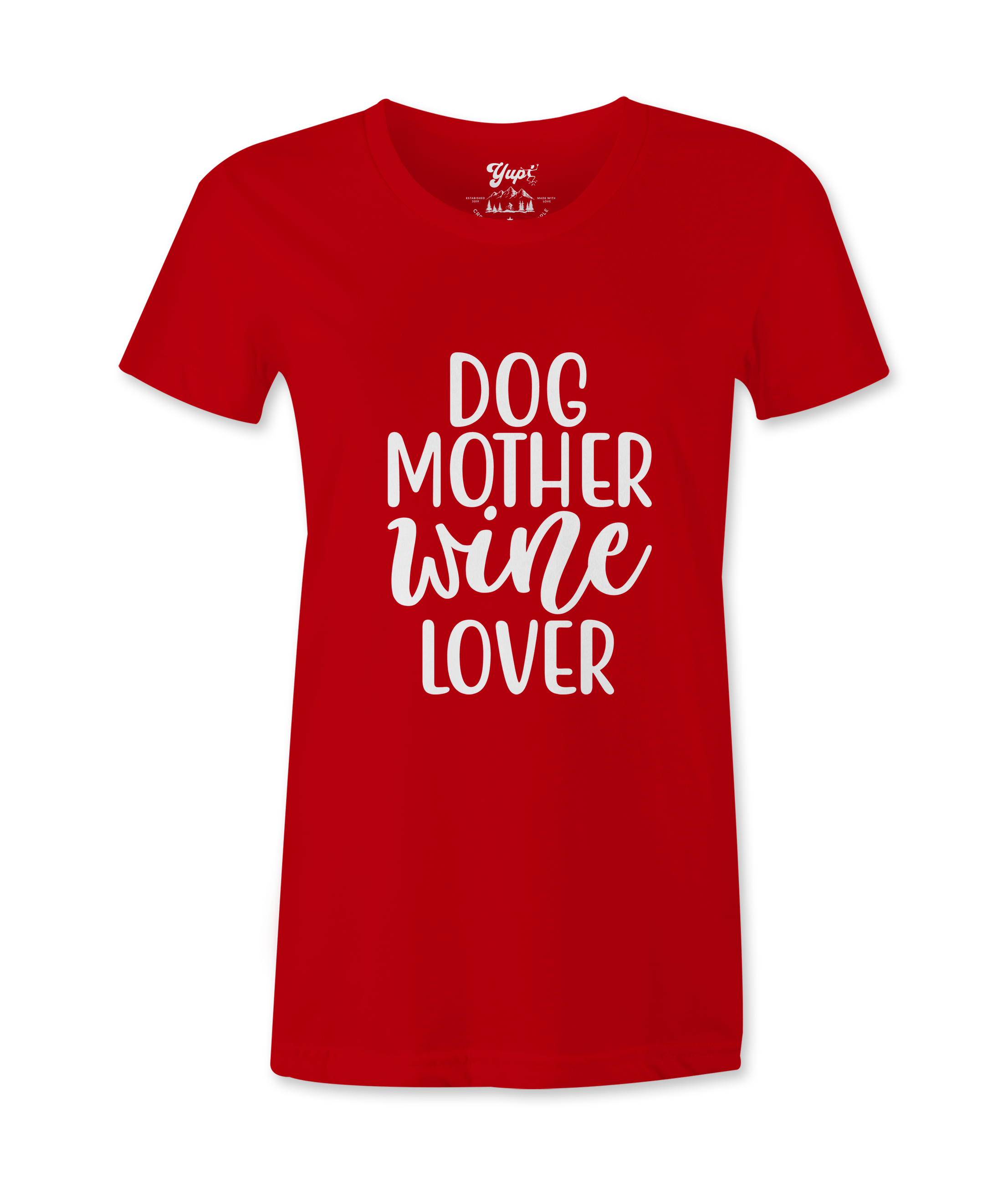 Dog Mother White Lover  -T-shirt