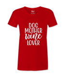 Dog Mother White Lover  -T-shirt