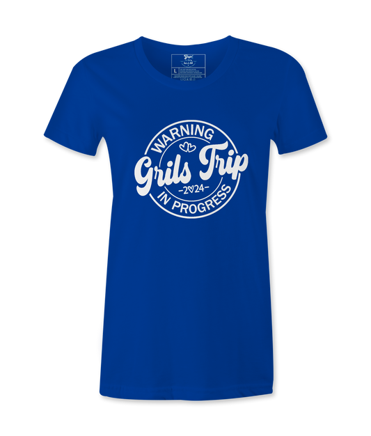 Warning Girls Trip 2024 - T-shirt