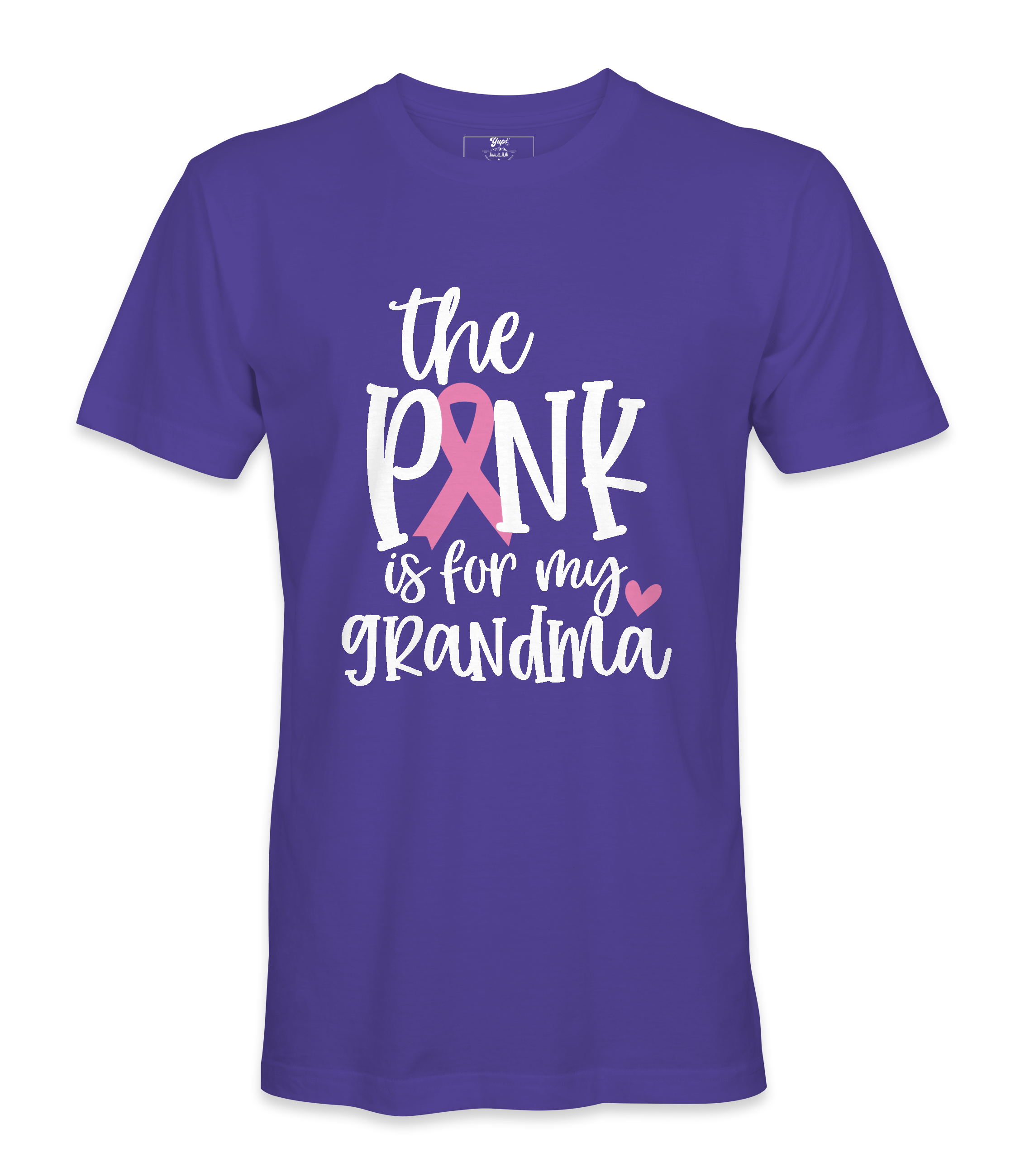 The Pink Is For My. Grandma - T-shirt