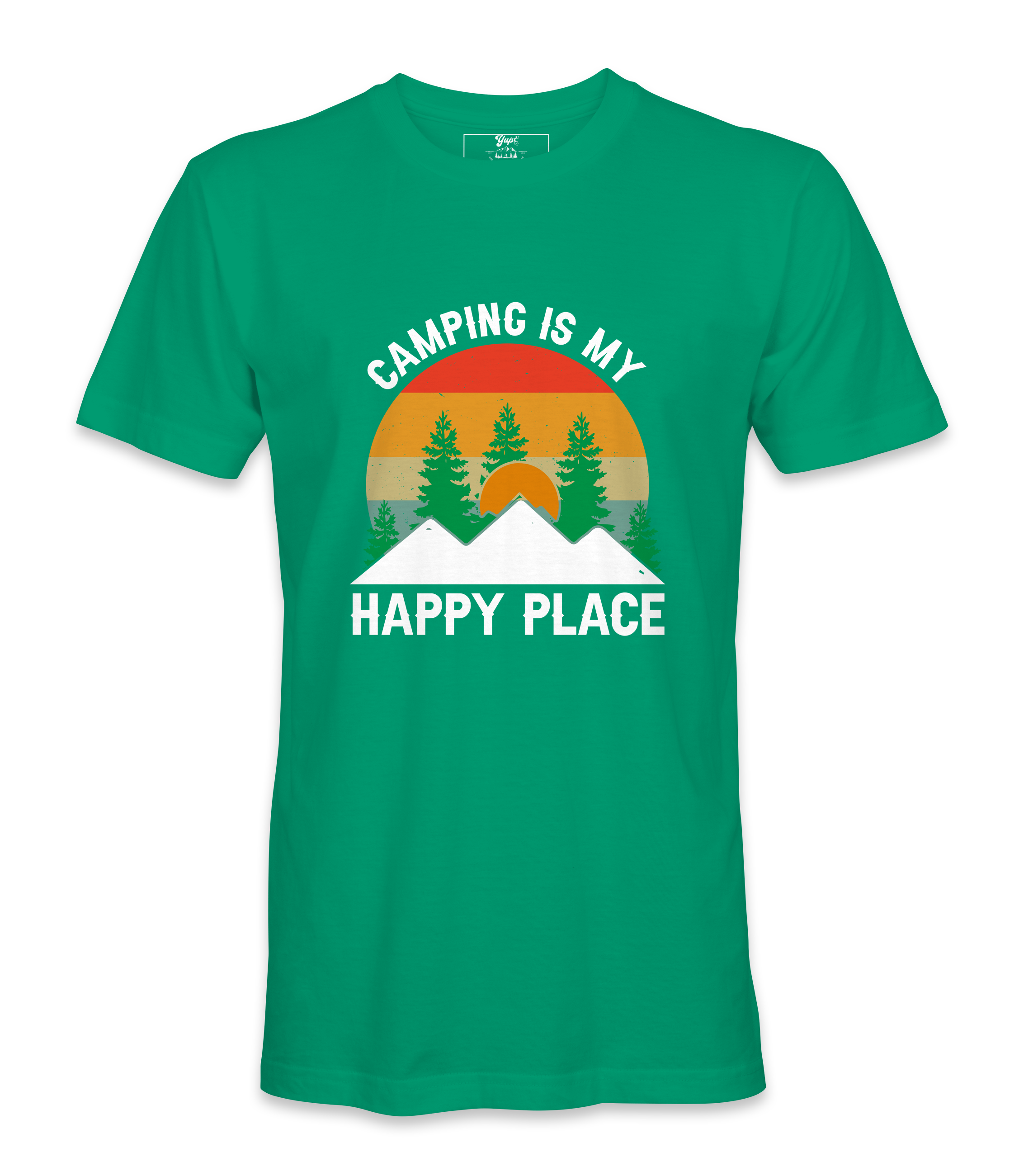 Camping Is My Happy Place - T-shirt