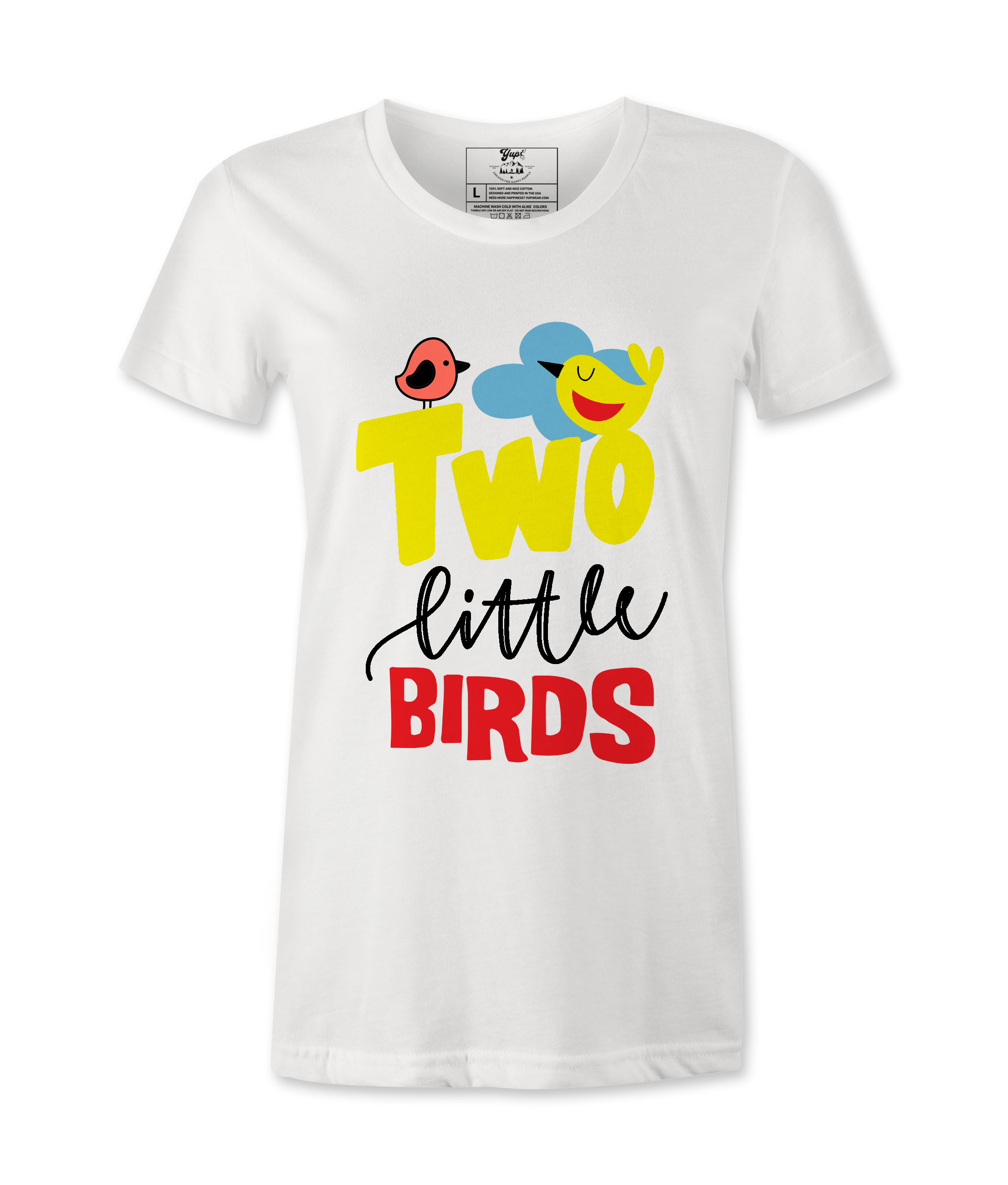 Two Little Birds - Female Tshirt