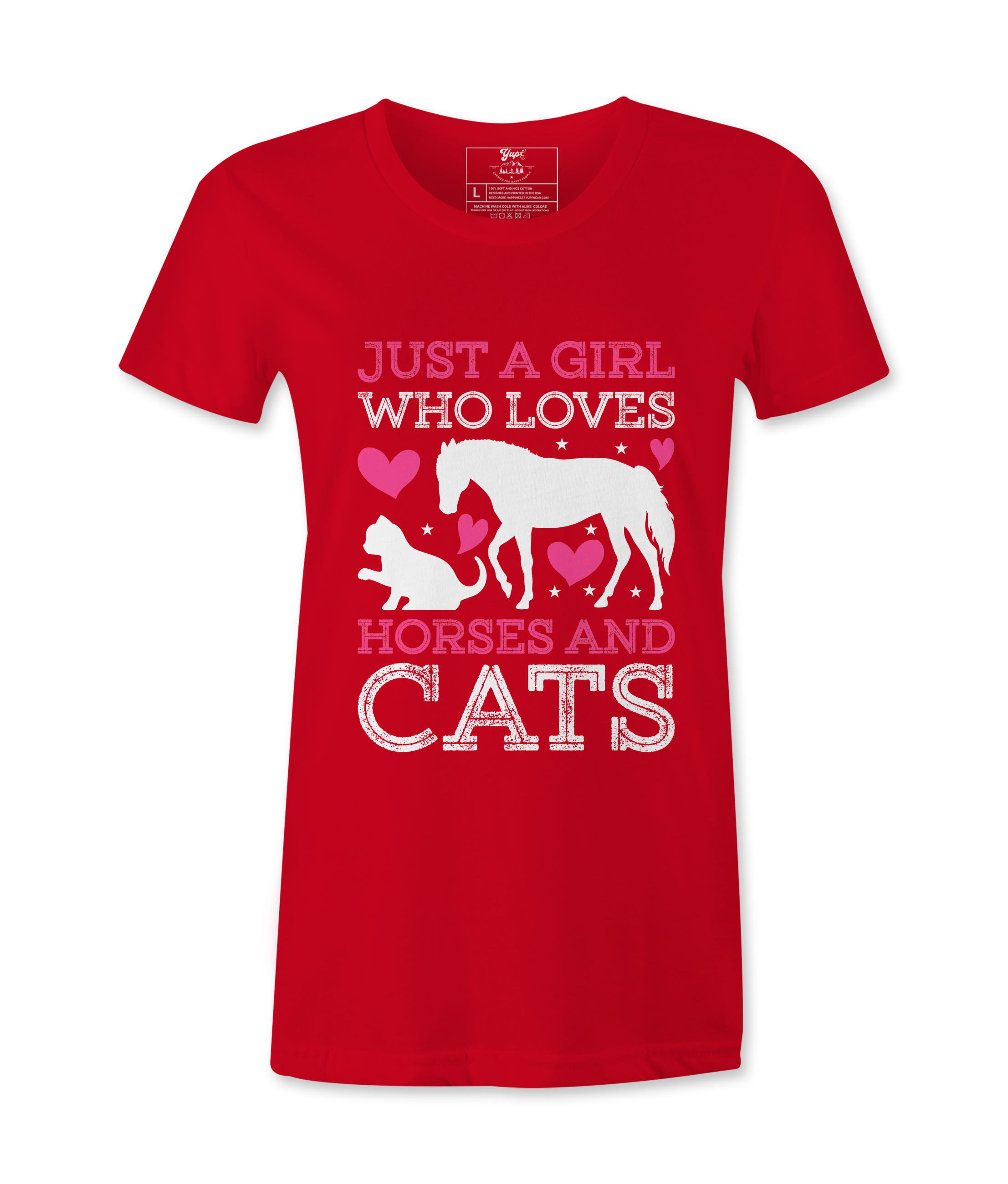 Just A Girl Who Loves - T-Shirt