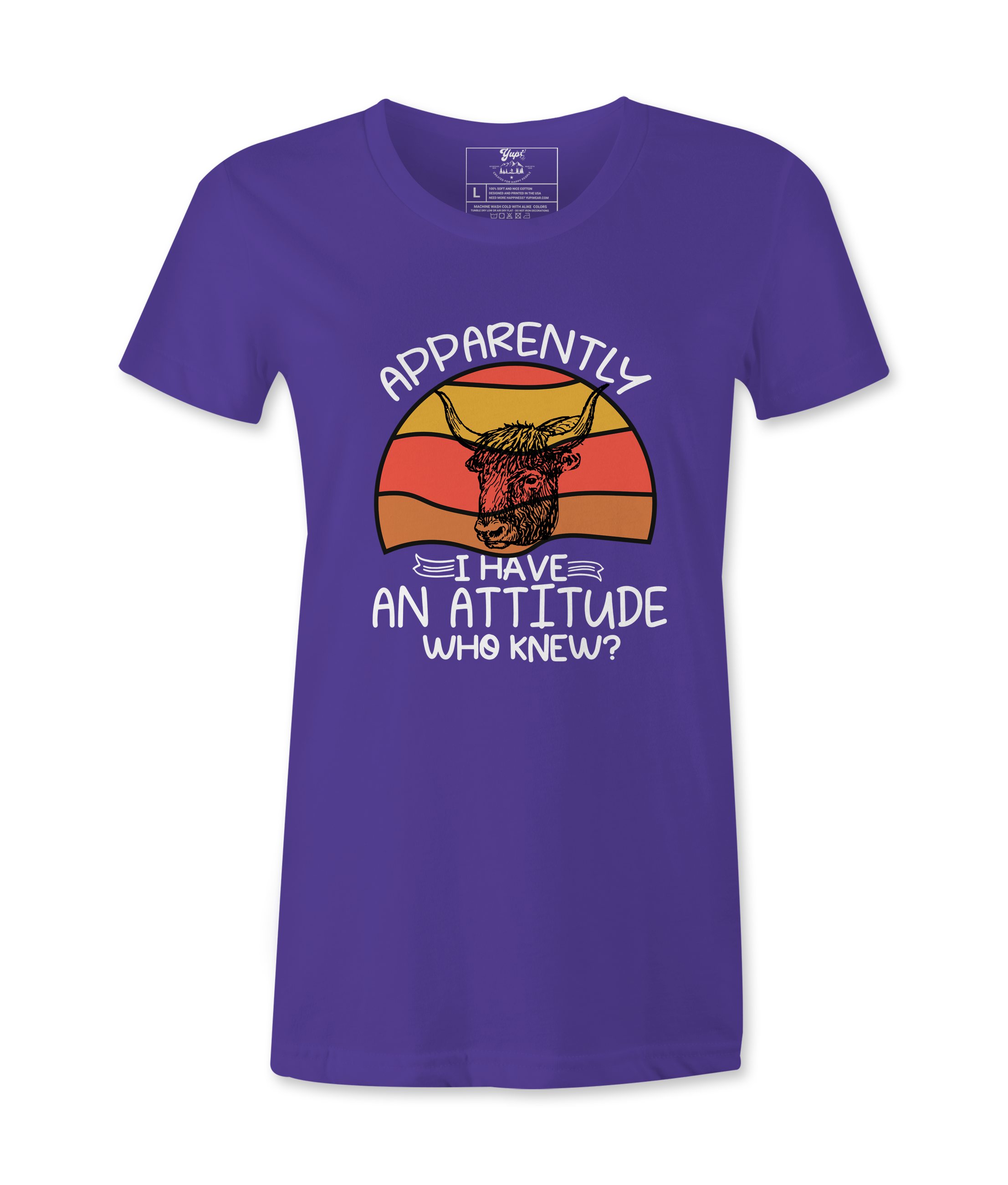 Apparently I have An  Attitude - T-shirt