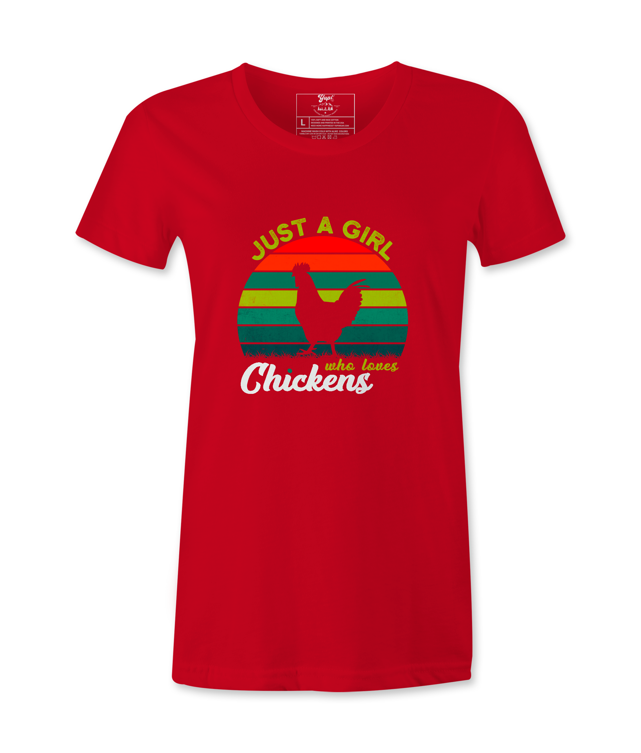 Just A Girl Who Loves Chickens - T-shirt