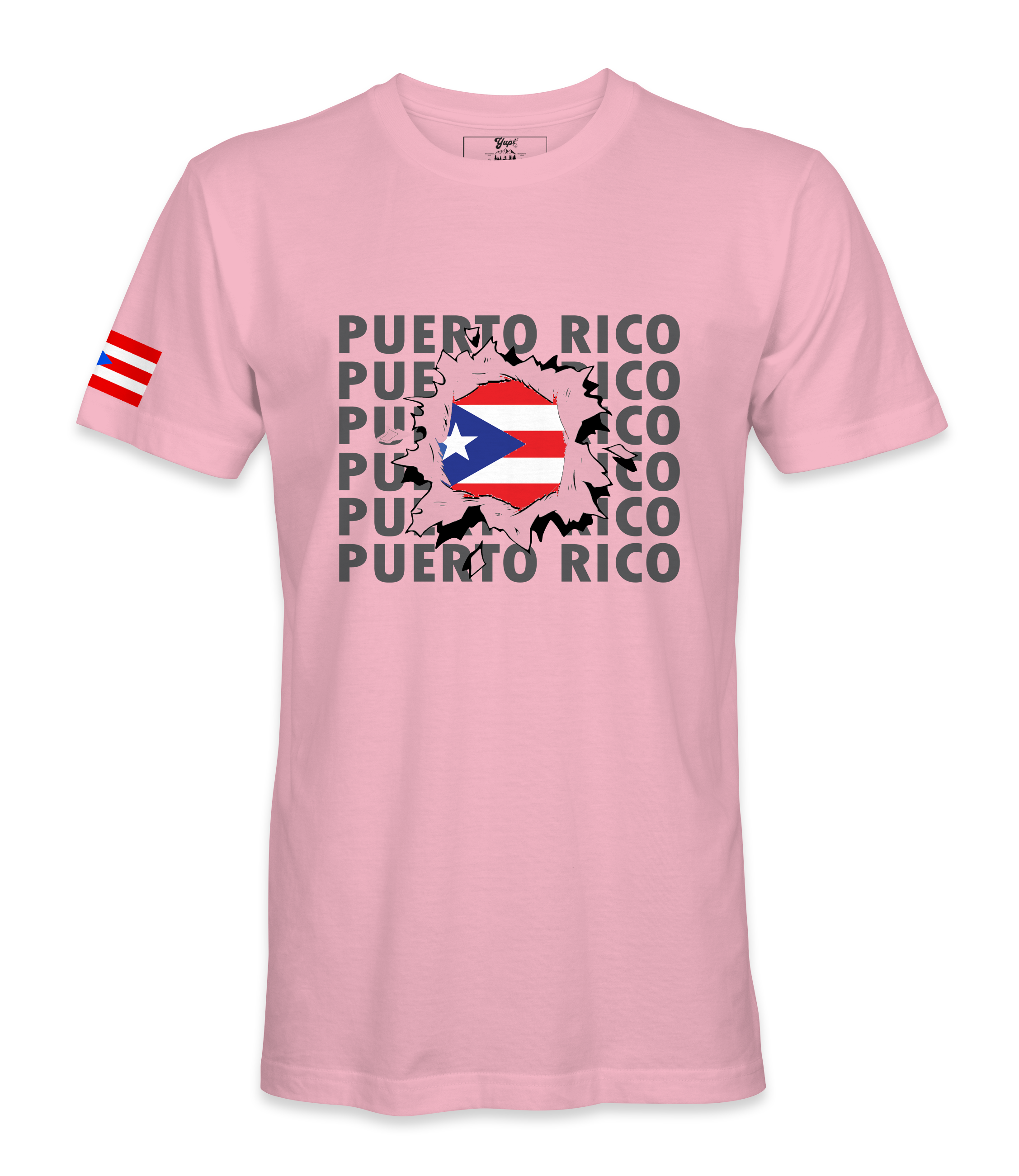 Puerto Rico Flag with name T-shirt