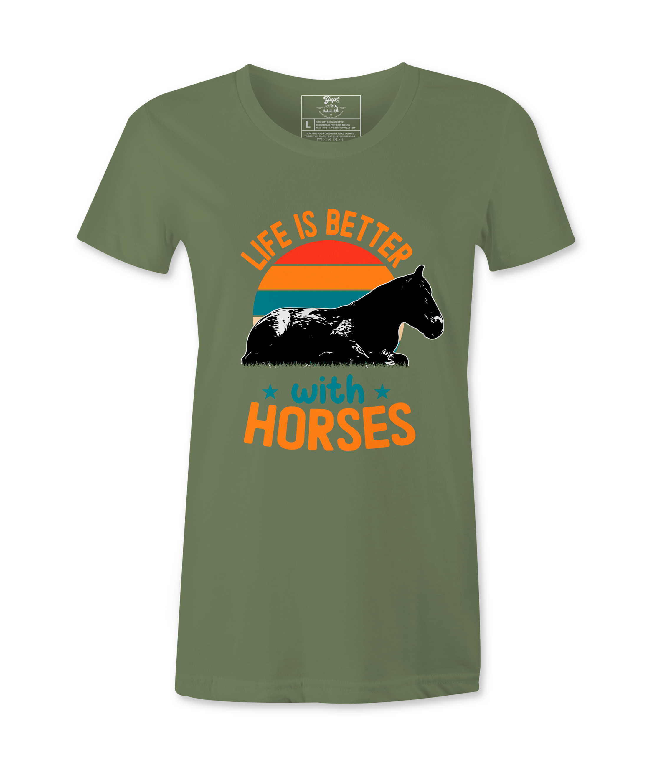 Life Is Better With Horses - T-shirt