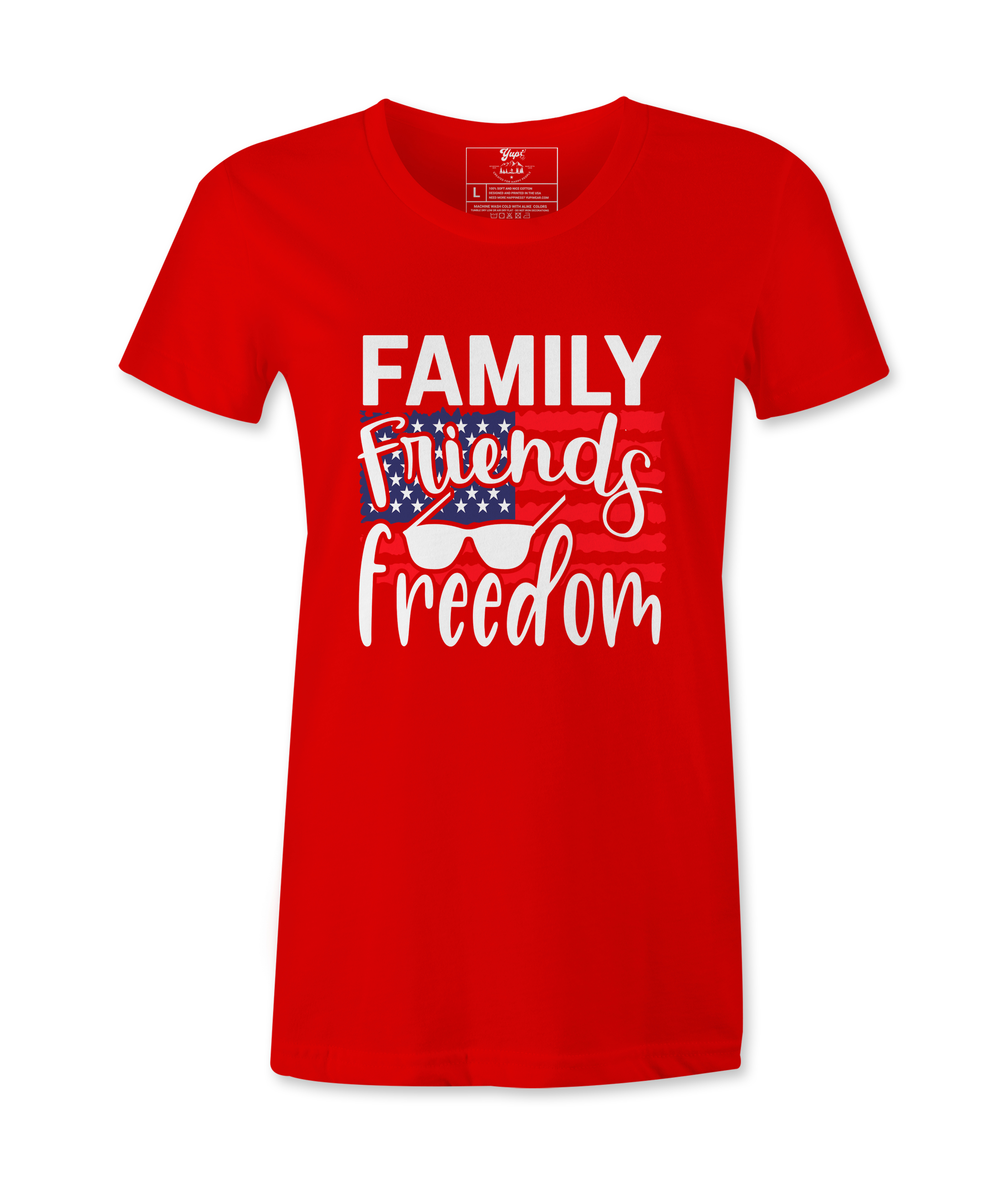 Family,  Friends, Freedom - T-shirt