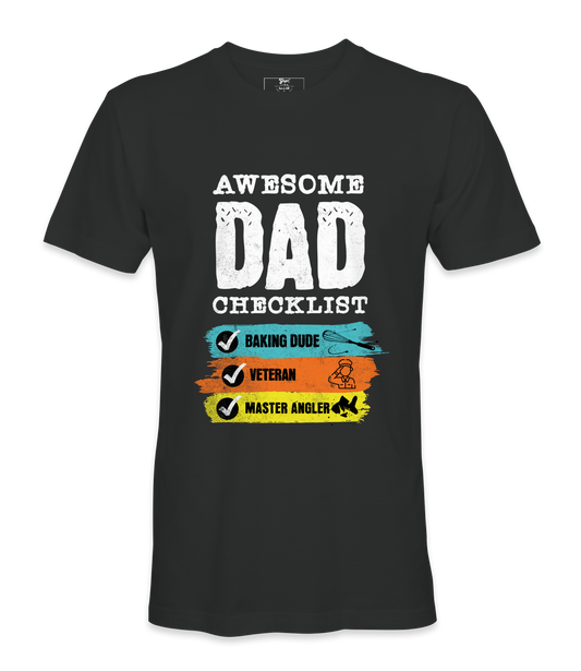 Awesome Dad Checklist T-Shirt