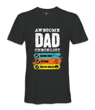 Awesome Dad Checklist T-Shirt