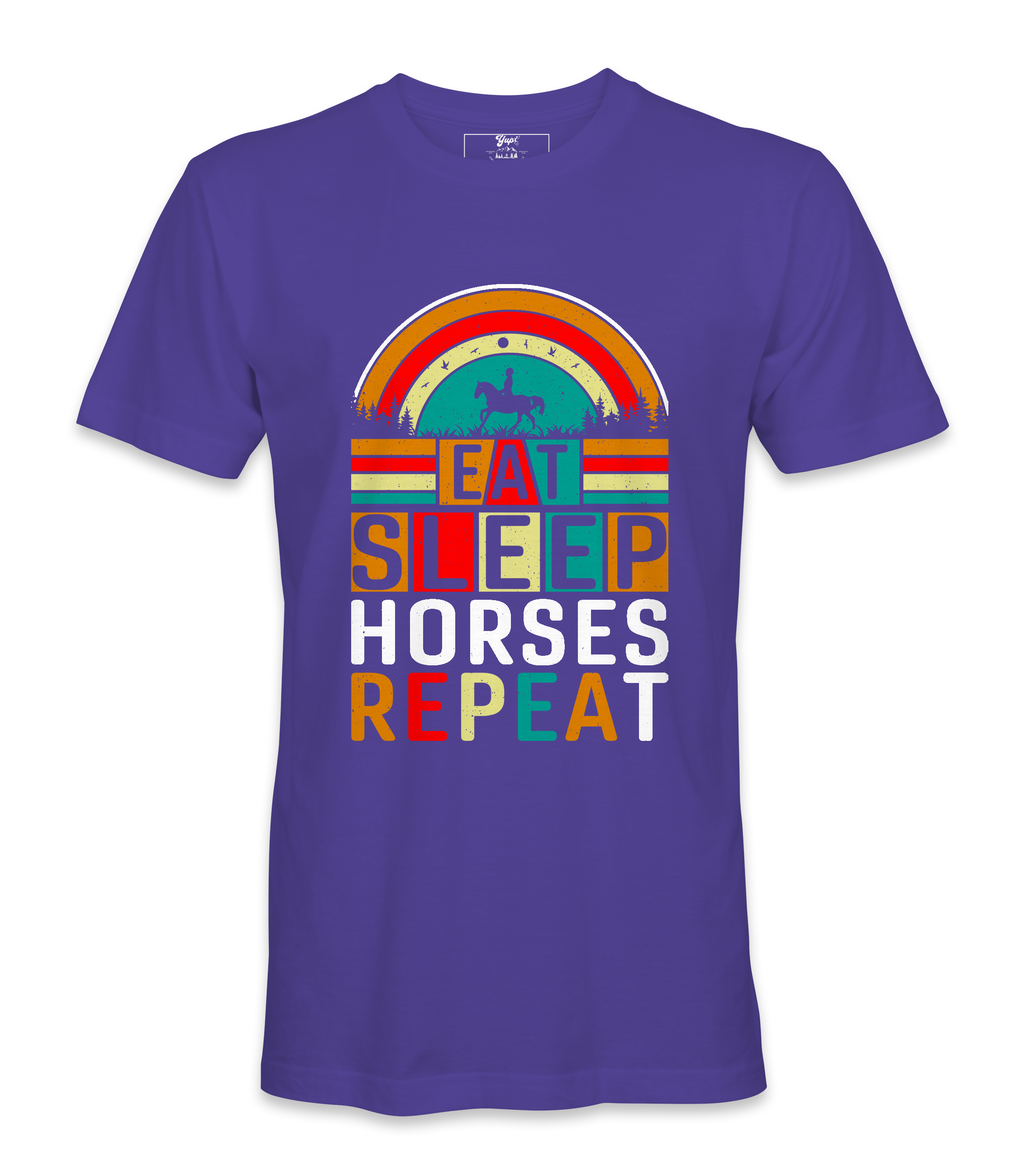 Eat Sleep Horses Repeat. - T-shirt