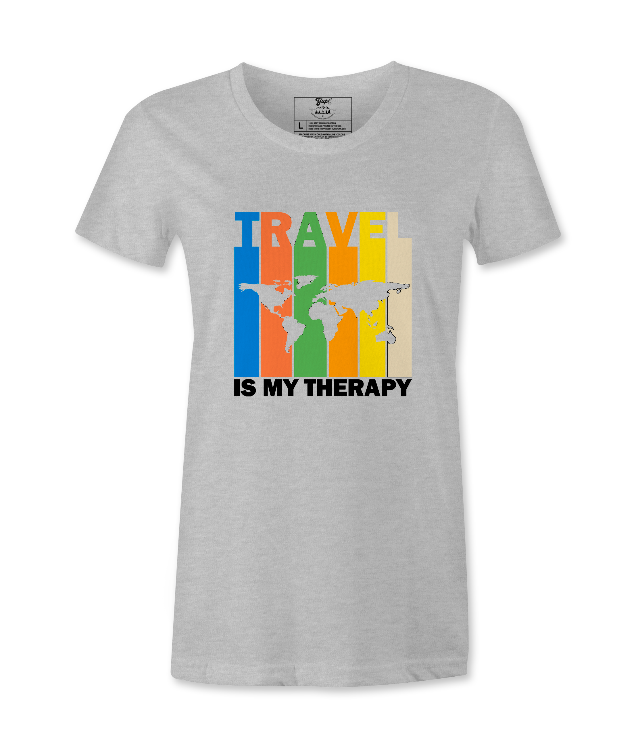 TravelIs My Therapy - T-shirt