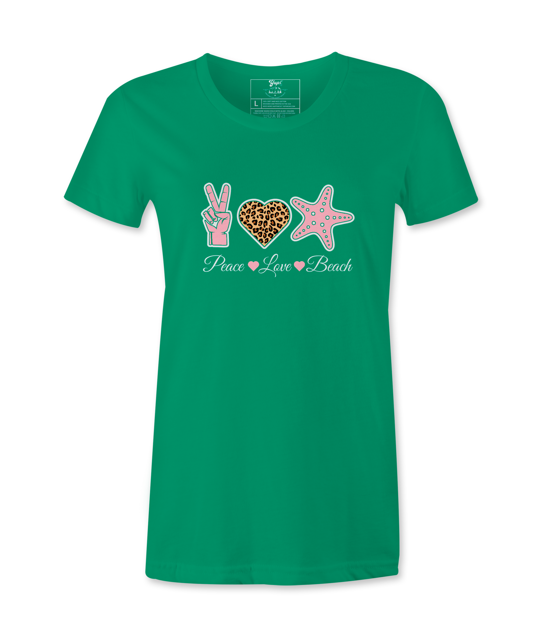 Peace Love Beach - T-shirt