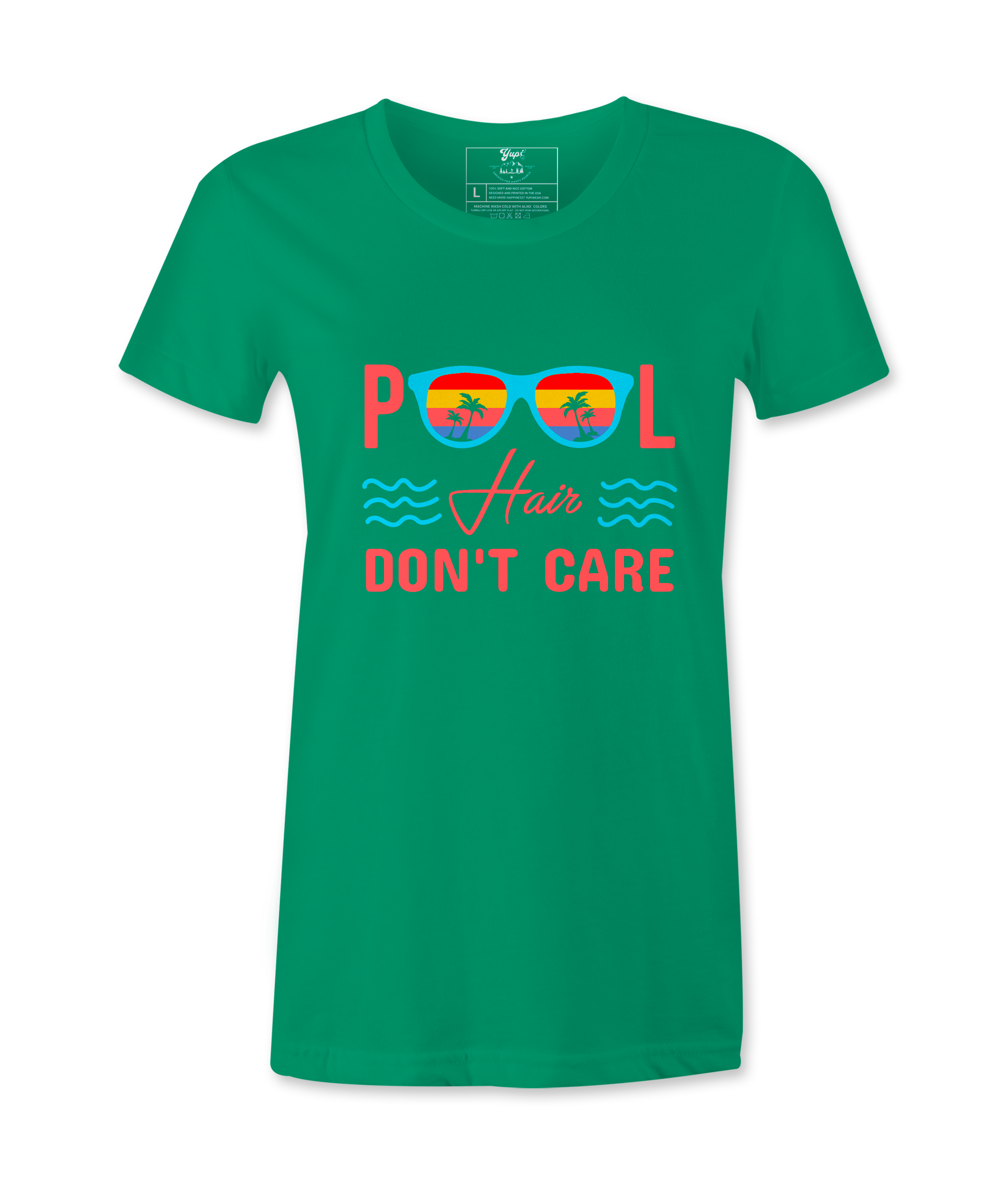 Pool Hair Don't Care - T-shirt