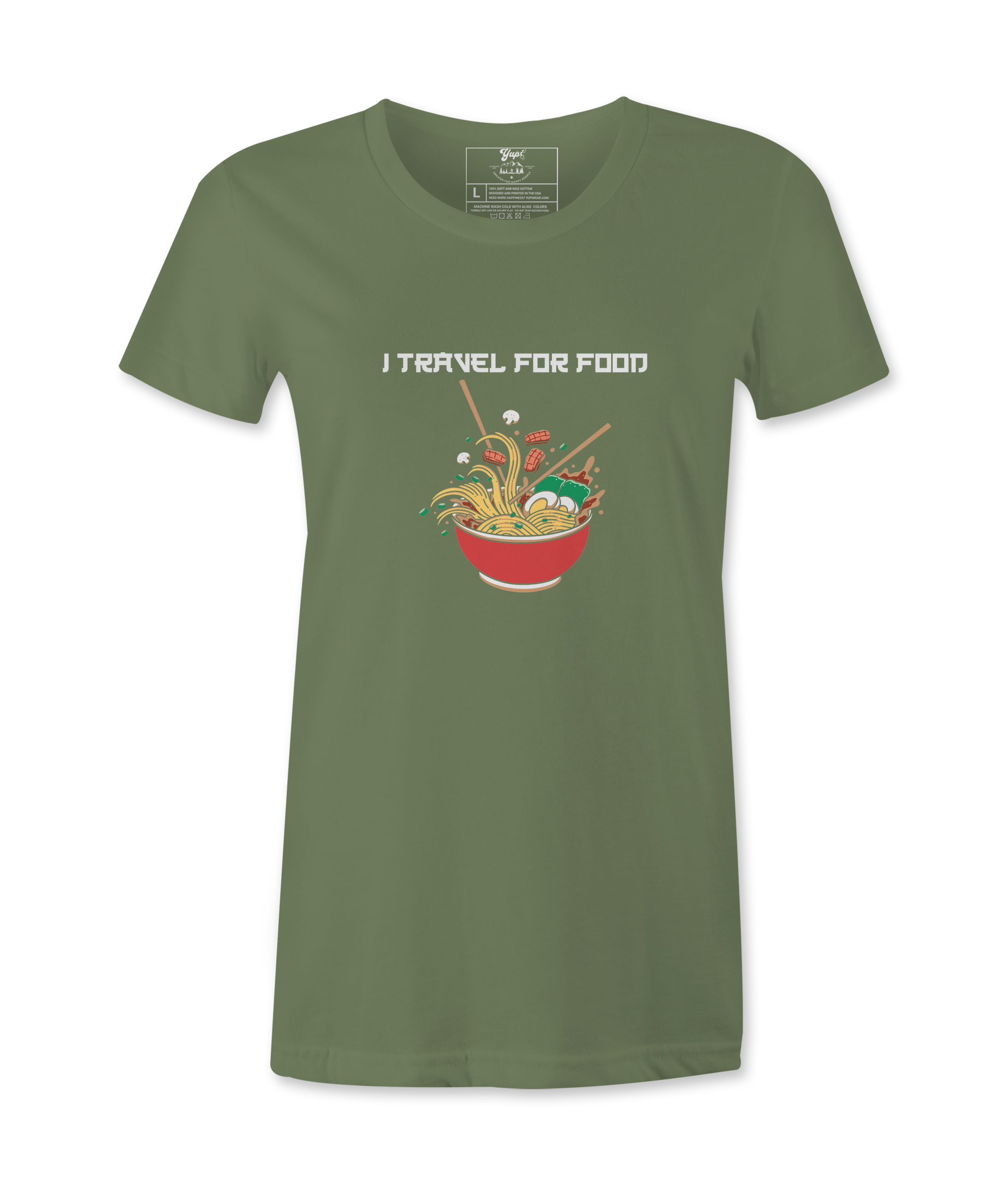 I Travel For Food - T-shirt