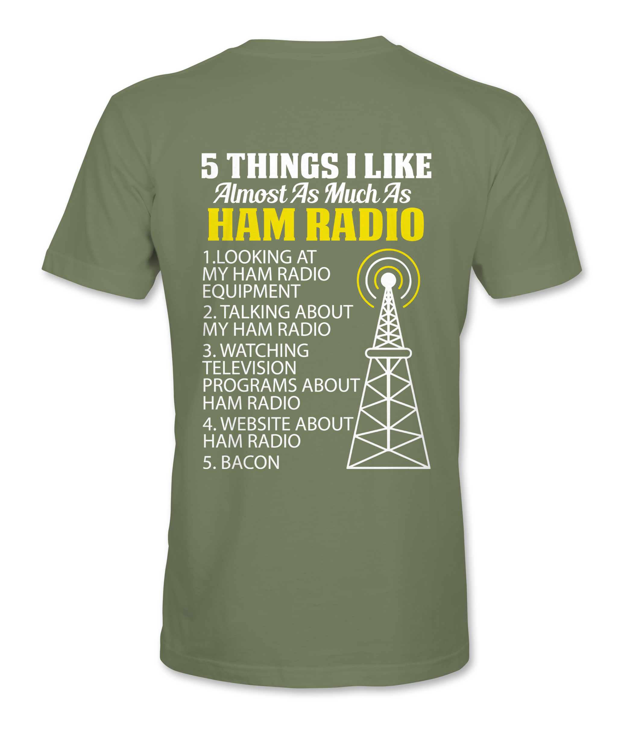 5 Things I Like As Much - T-Shirt