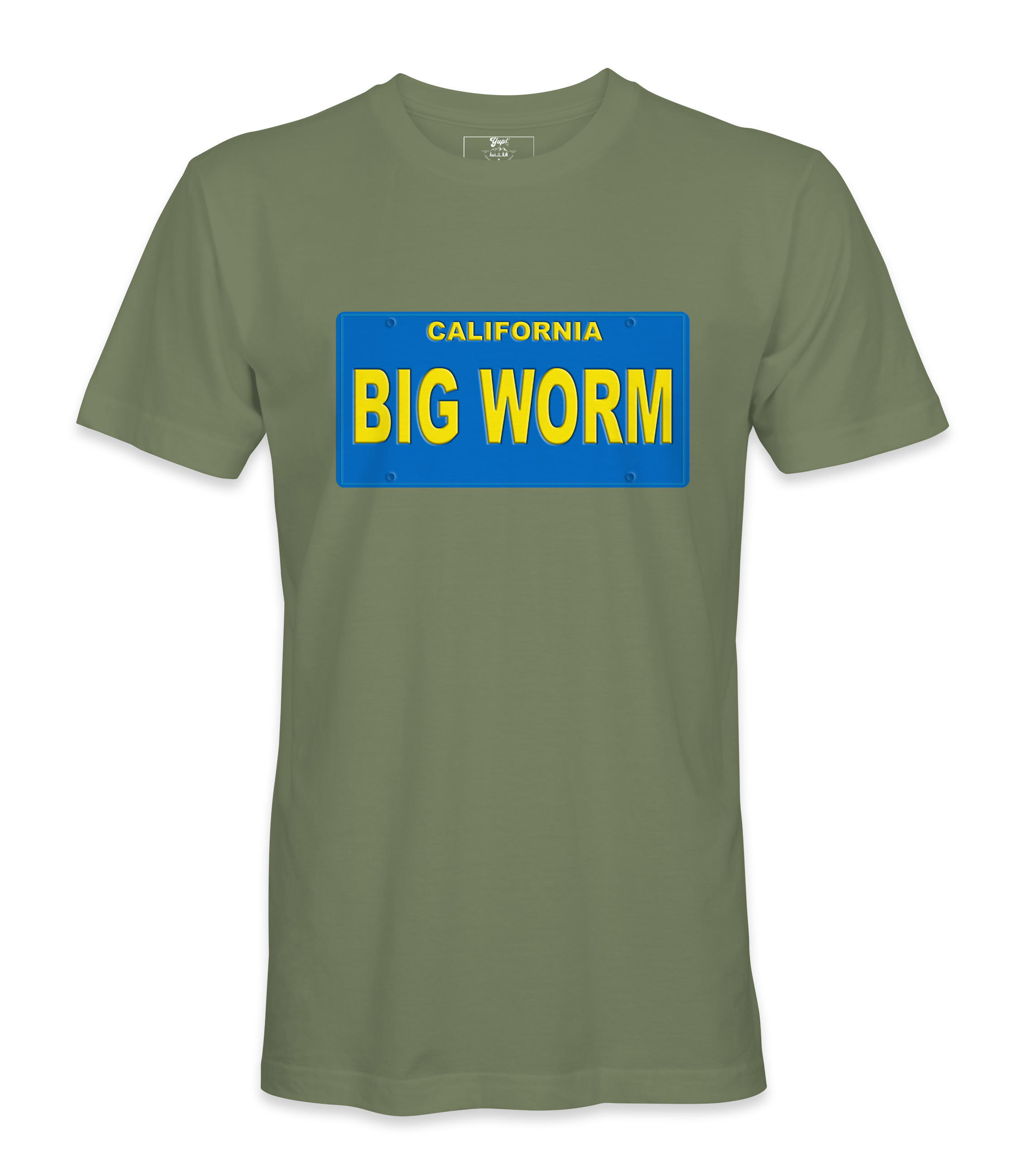 Big Worm License Plate T=Shirt