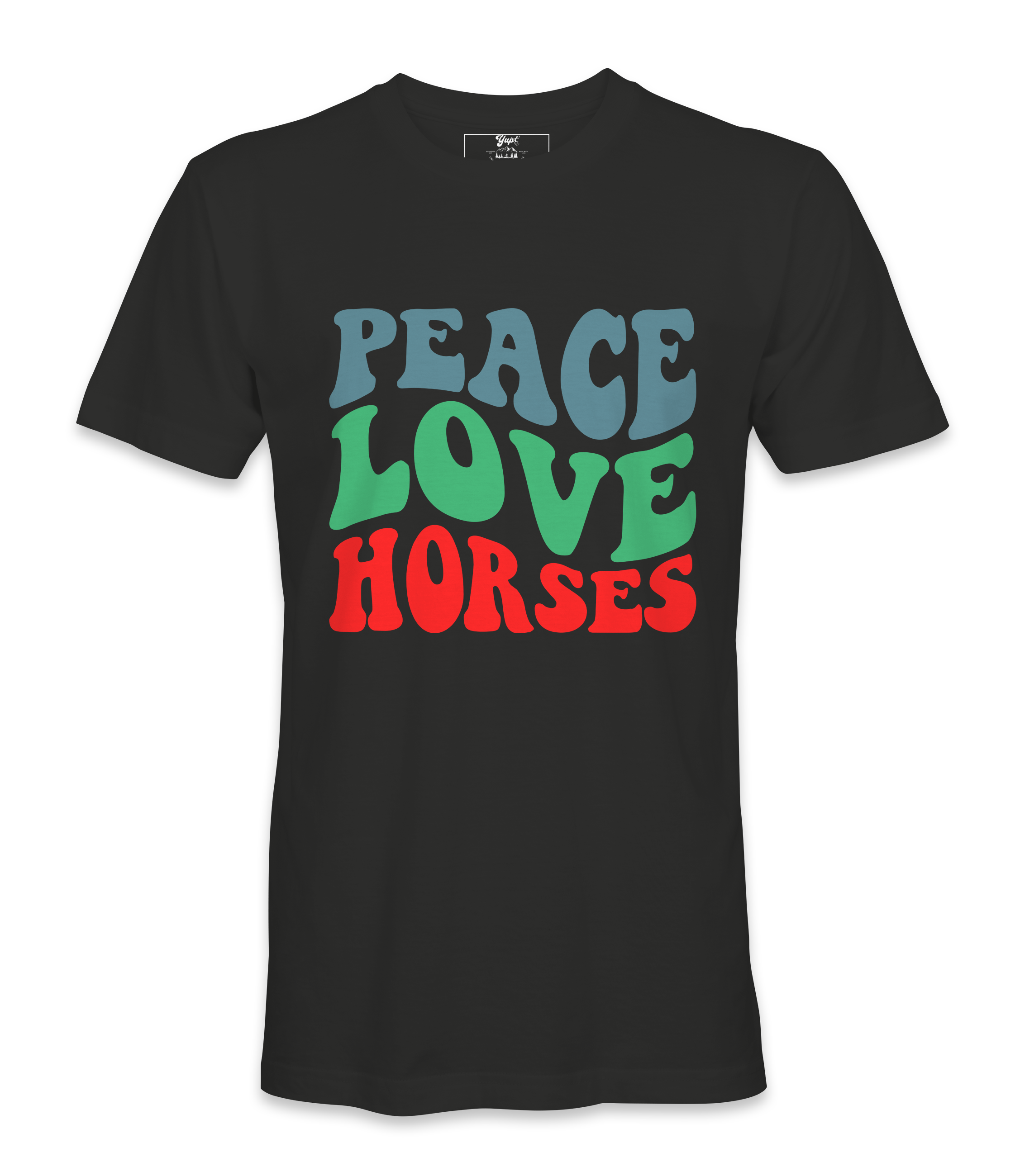 Peace Love  Horses - T-shirt