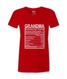 Grandma Nutrition Facts -T-Shirt