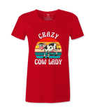 Crazy Cow Lady  - T-Shirt