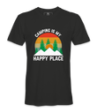 Camping Is My Happy Place - T-shirt