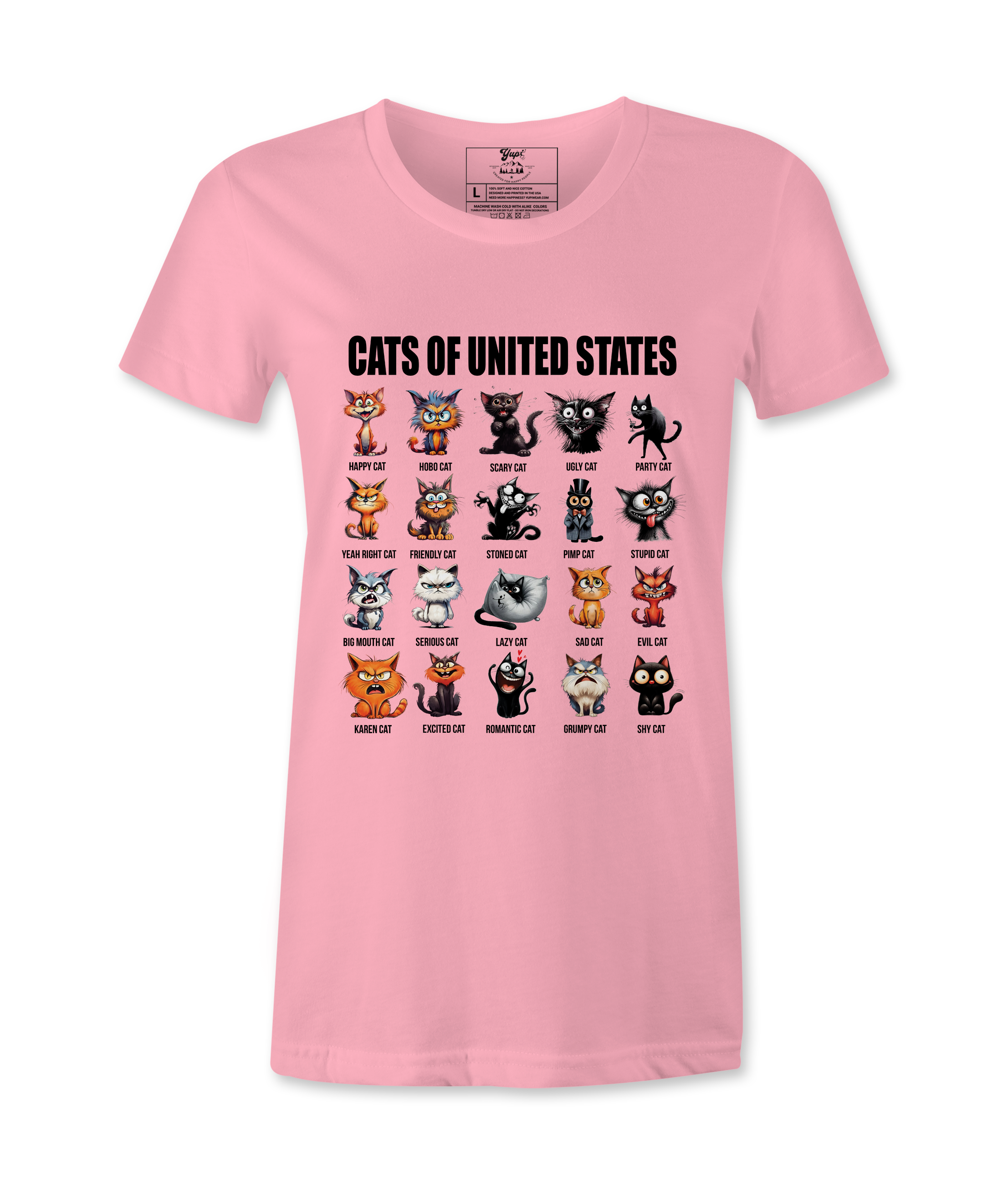 Cats of USA - T-shirt