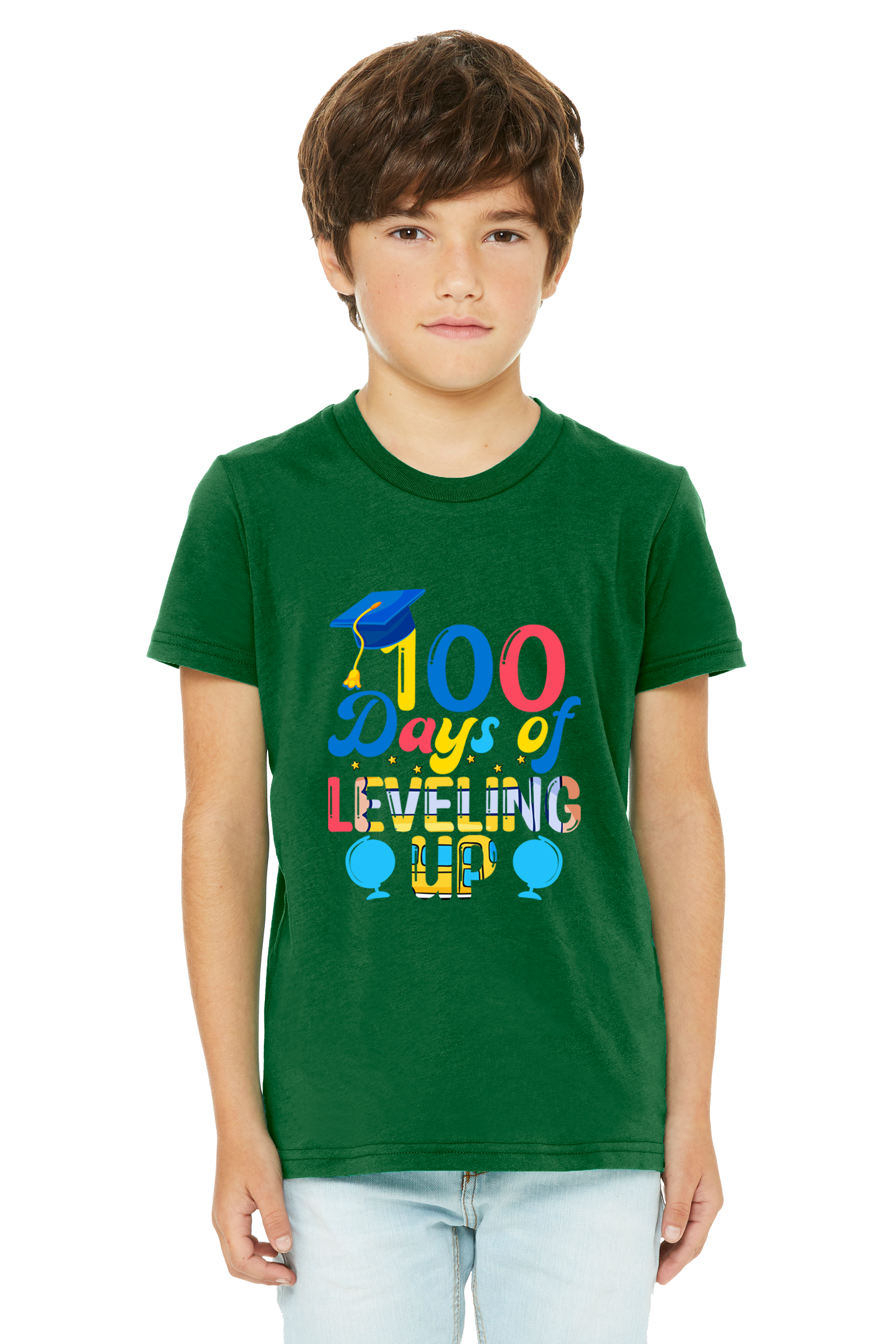 100 Days of Leveling Up  Unisex Youth T-Shirt