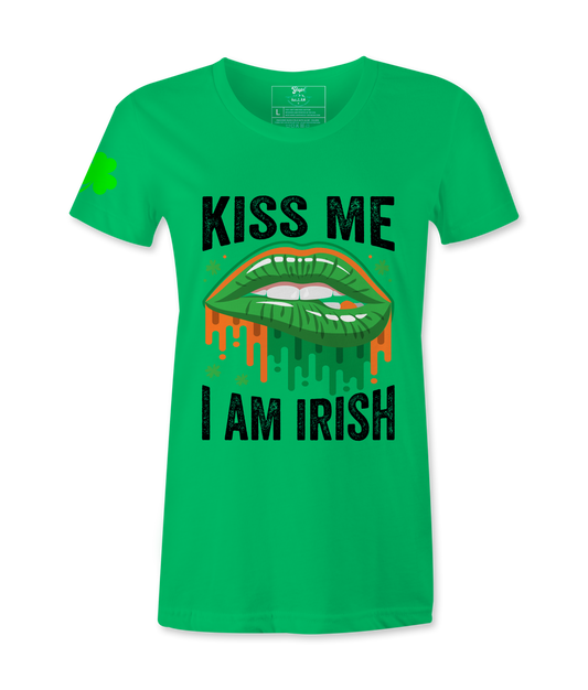 Kiss Me I'm Irish Female T-Shirt