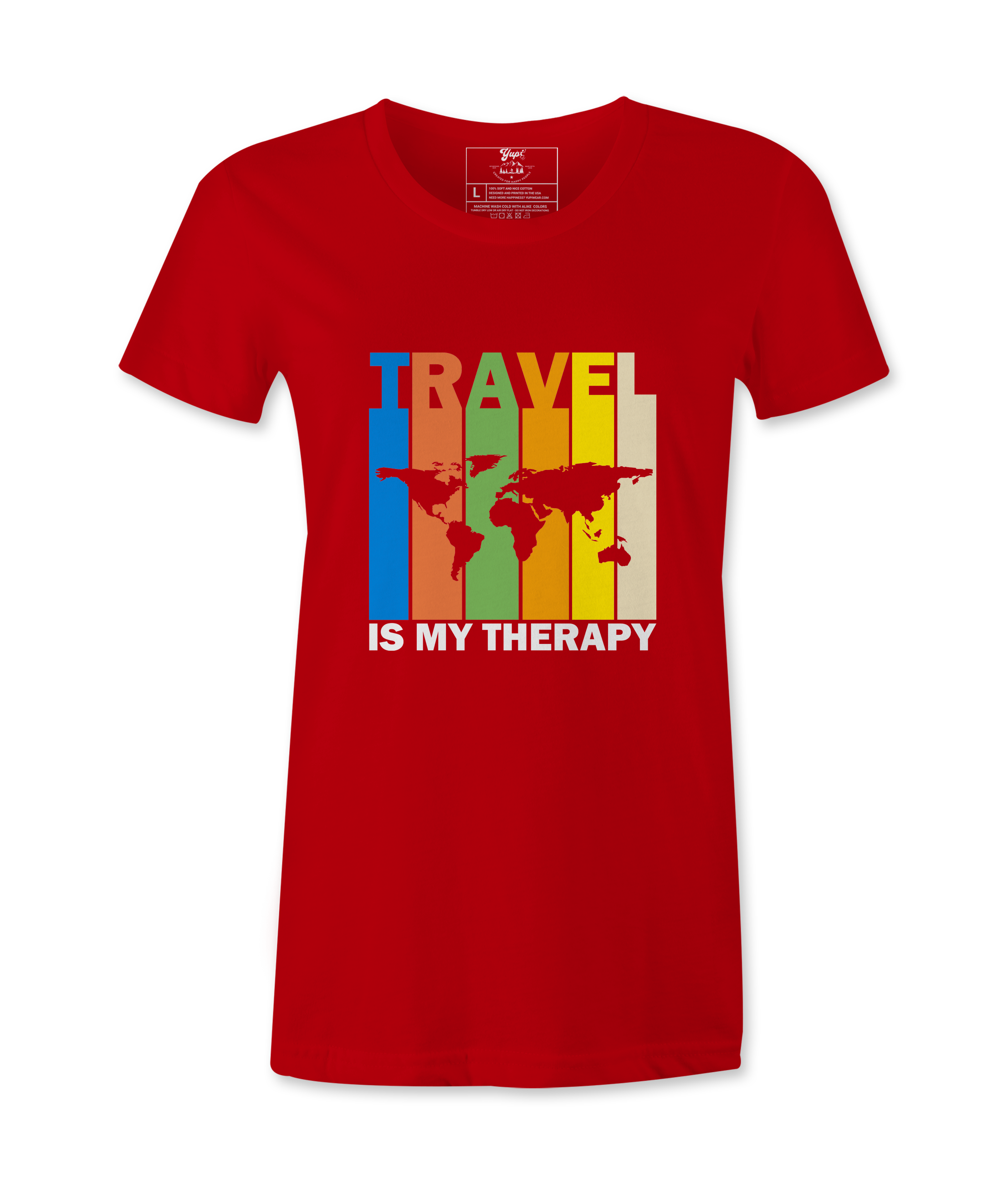 TravelIs My Therapy - T-shirt