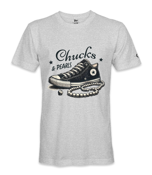 Chucks & Pearls  - Unisex T-shirt