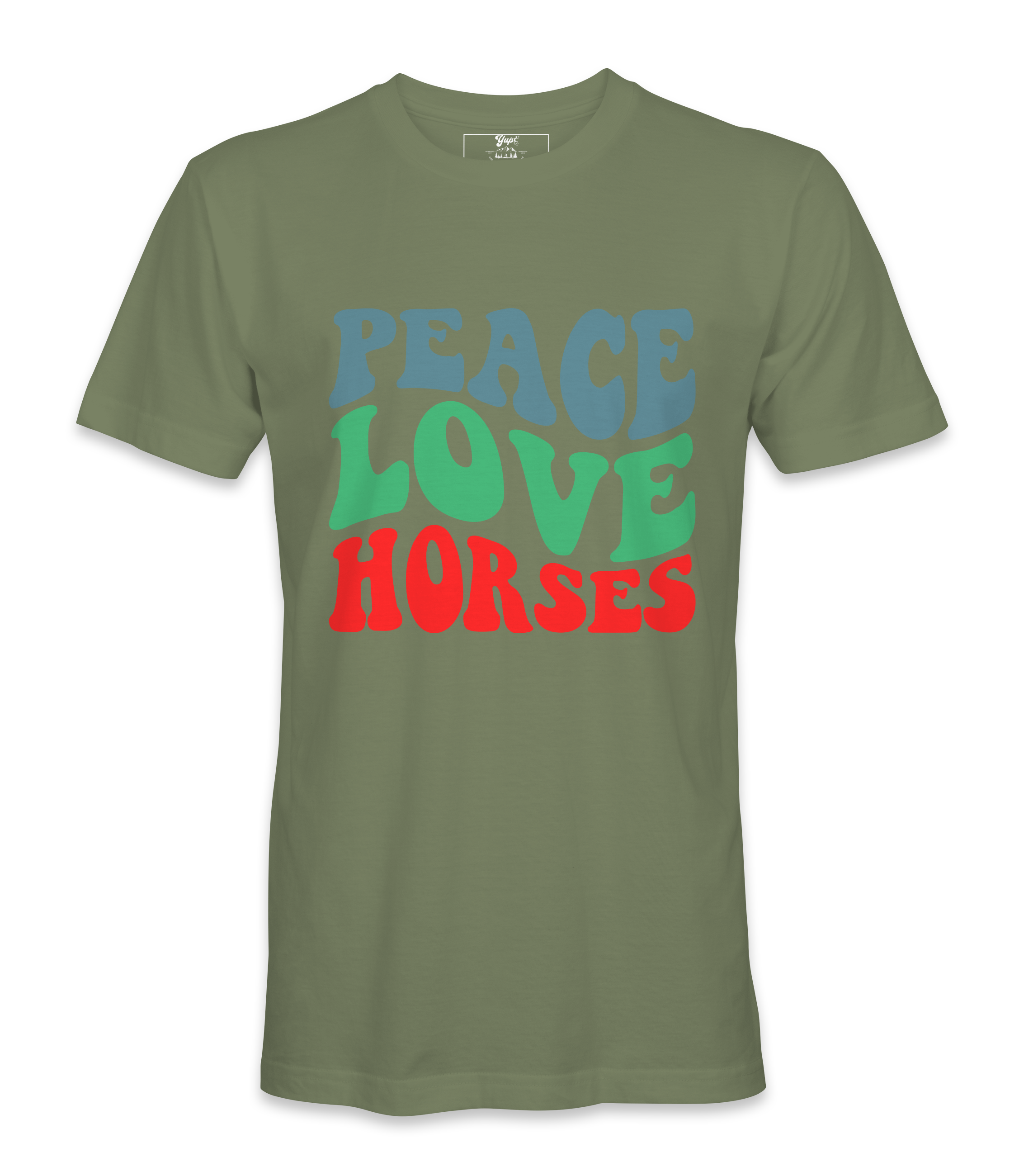 Peace Love  Horses - T-shirt