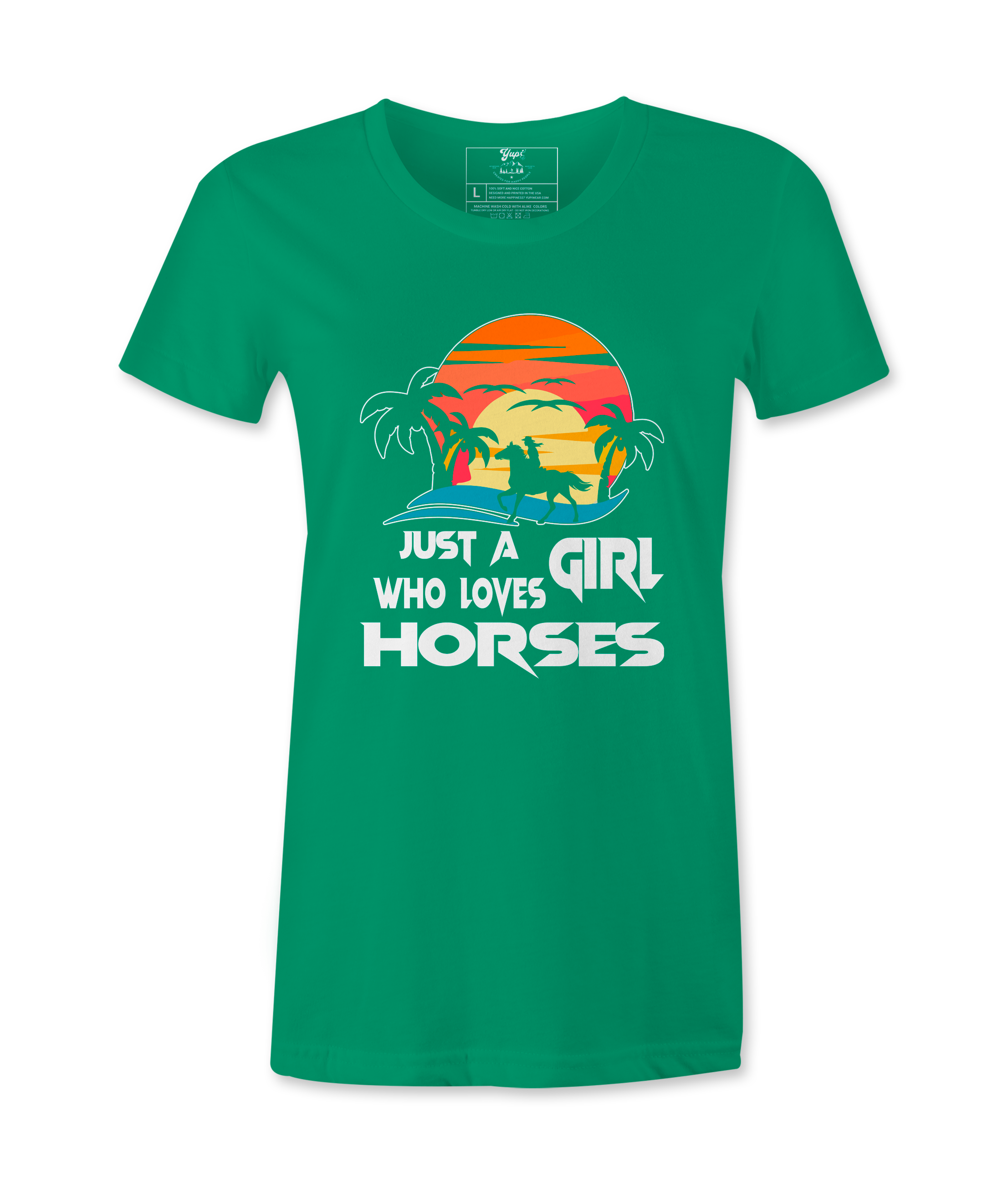 Just Who Loves Horses - T-Shirt