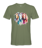 3 Horses - T-shirt