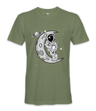 Astronaut On The Moon - T-Shirt