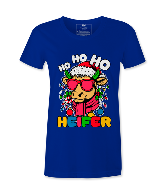 Ho Ho Ho  Heifer  - T-Shirt